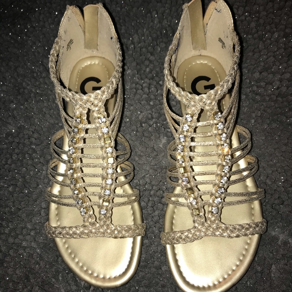 gold flats